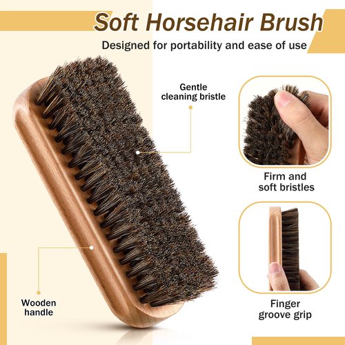 Saillong Football Prep Kit Leather Conditioning Brush and Wax Set, Mud Removal Kit, Grip Accessories for Training Game-Day Footballs for Youth Adults (Brown Bristles)