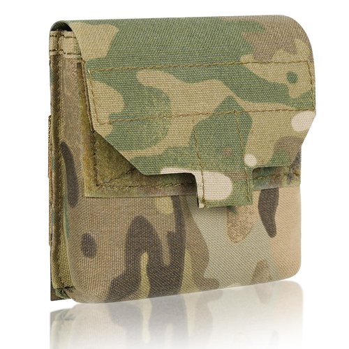 Lonloke Tactical Micro MOLLE Mini Mini Trauma Kit Admin Pouch Lightweight Mini Medical Ifak Bag Small EDC EMT Belt Gear Organizer Pack. (MC)