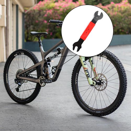 bociloy Bicycle Pedal Wrench, 15/16/17mm Double Sided Bike Pedal Removal, Bicycle Pedal Spanner Adjuster, Bicycle Repair and Maintenance Tools With Long Hand Comfortable Grip