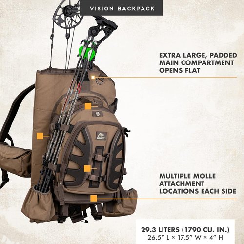 Insights Hunting by frogg toggs- The Vision Bow Pack, Camouflaged Hunting Pack