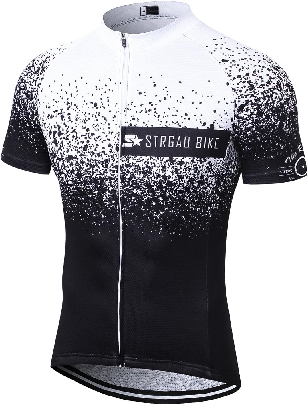 Strgao Men's Cycling Jersey Bike Short Sleeve Shirt