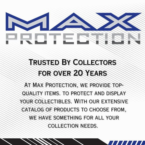 Max Protection Magnetic Card Holder for Sleeved Cards – 10-Pack 130pt Ultra-Clear Cases – Hard Plastic Card Sleeves Holders, UV Protector Case - Fits Standard Sports Baseball Trading Cards