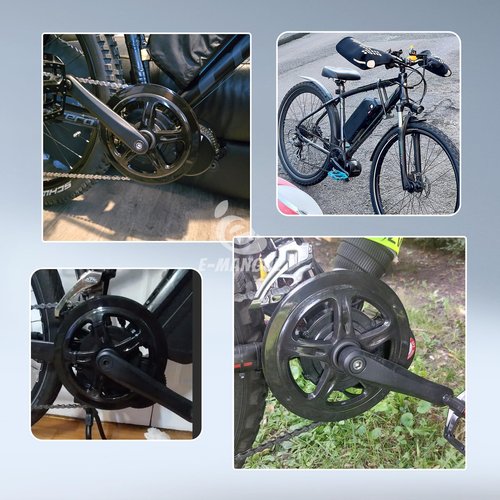 BBS Chainring 44T for BAFANG BBS01 BBS02 BBS01B BBS02B Mid Motor Kit Electric Bike Spare Parts Bicycle Chain Ring