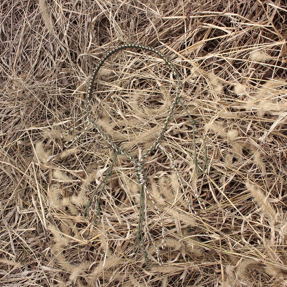 PSKOOK Duck Call Lanyard Paracord Hunting Goose Calls 12/16/20 Adjustable Loops Outdoor Predator Gear for Pheasant Waterfowl Hand Braided Necklace