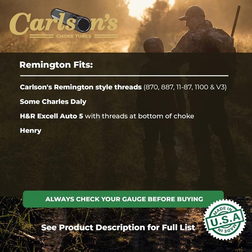 CARLSON'S Extended Extra Full Turkey Choke Tube .670 Remington 12 Ga 19584