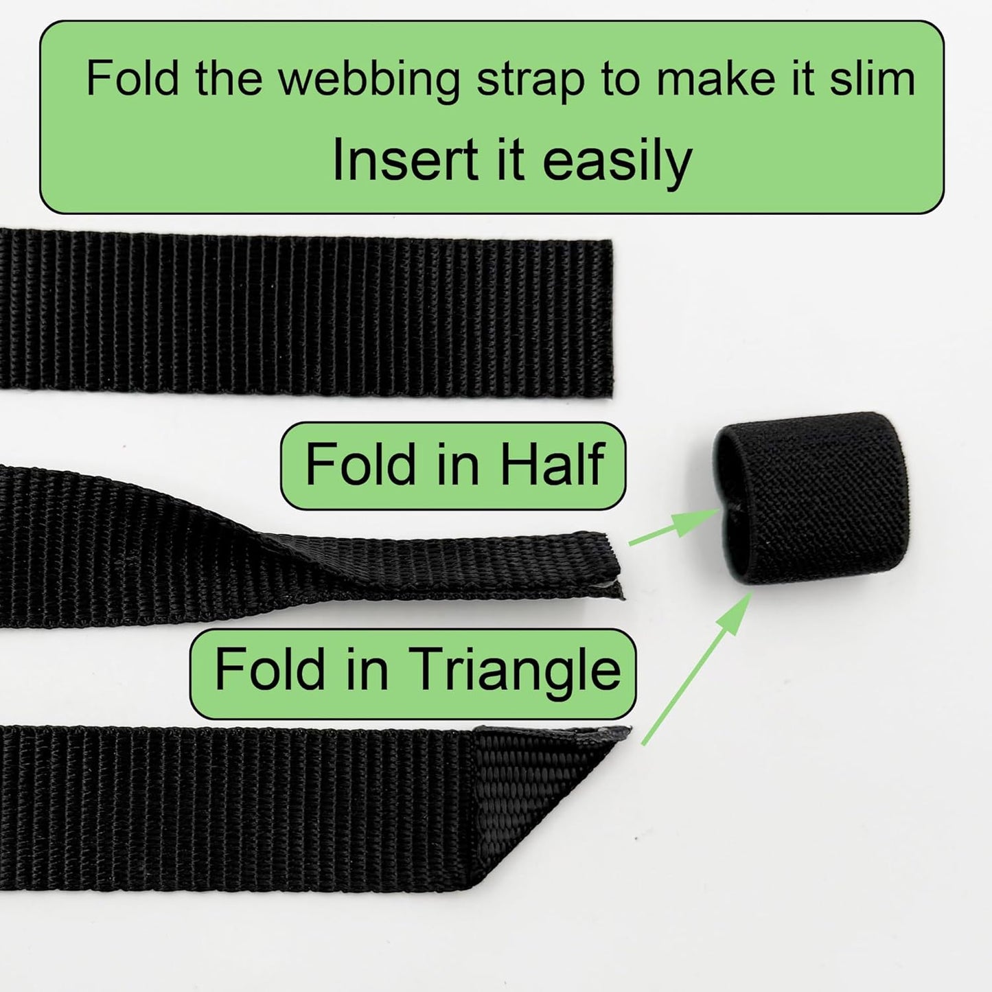 YYST Tactical Elastic Web Belt Loop keeper (Black) 10/PK for 1'' wide Belt