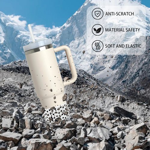 mpmpssss 2 Pcs Protective Silicone Boot Cover 12oz-40oz for Stanley Tumbler, Hydro Flask, Owala, Yeti, Simple Modern, Iron Flask Tumbler Accessories, Stanley Quencher Accessories.