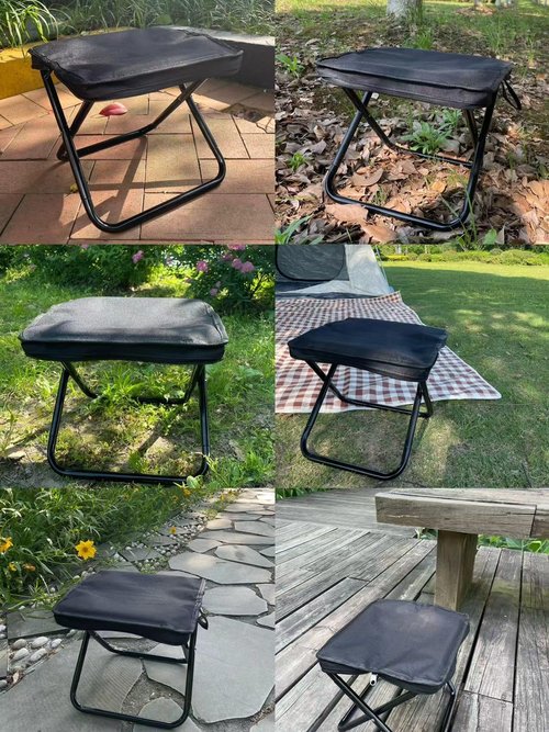 Hexinfil Mini Portable Chair,Collapsible Seat,Ultralight Folding Camping Stool,Foldable Stools Adults.