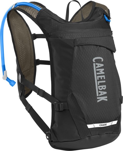 CamelBak Chase Adventure 8 Hydration Vest- For Gravel, Mountain, Bikepacking and Endurace Cycling- 2L Reservoir, Black/Earth
