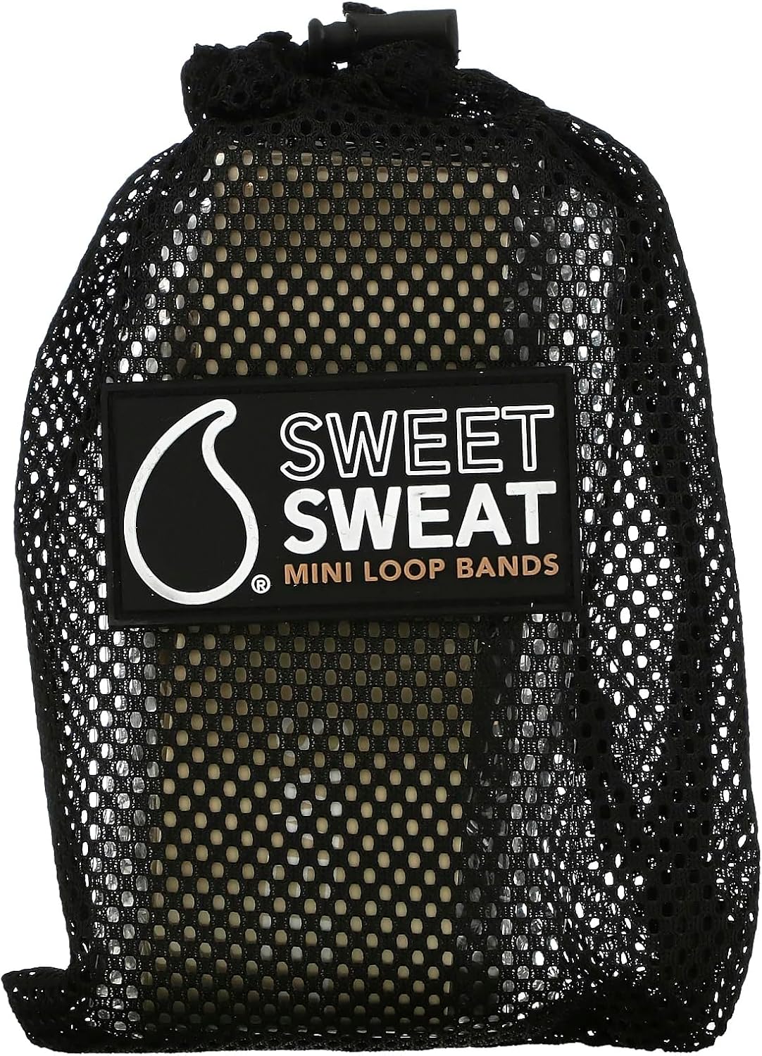 Sweet Sweat Mini Loop Resistance Bands - Set of 5 | Exercise Hip Booty Bands for Squats, Lunges, Physical Therapy, Yoga, Pilates, Rehab & Home or Gym Workouts