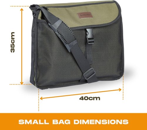 Dog & Field Medium Canvas Bag - Gundog Training Bag with Adjustable Strap, Dog Training Bag for Carrying Dummies, Game & Hunting Accessories, 20 x 16 inches, Olive Green