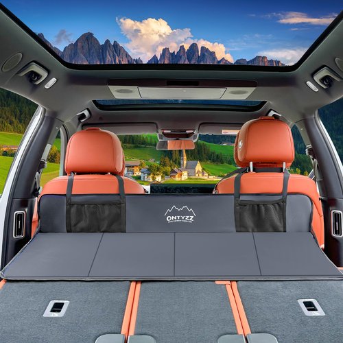 ONTYZZ Car Rear Seat Mattress Extension Plate for Air Mattress Foldable Portable Mattress for Sleeping Increase Vehicles Bed Camping Space for Model3/Y/S