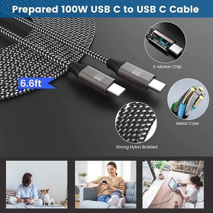45W Super Fast Charger Type C, [3 Pack] 45 Watt USB-C Charger PD/PPS Wall Charging Block for Samsung Galaxy S25 Ultra/S25+/S25/S24/S23 Ultra/S23+/S22 Ultra/S22+/S20 Ultra, Tab S8(with 3X 6.6ft Cable)