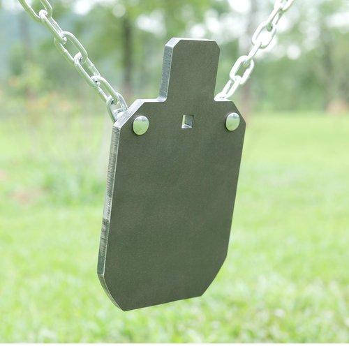 Steel Targets for Shooting, 1/2" Thick Rifle Rated AR500 Steel Gong Silhouette Metal Target for Precision Shooting