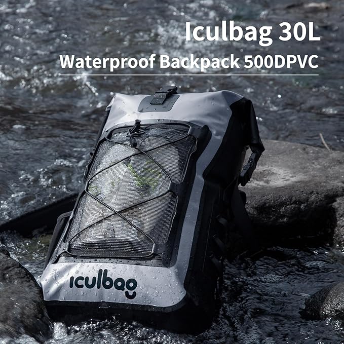 Dry Bags Waterproof Backpack for Women Men Travel Dry Bag Backpack Warterproof Bag for Kayaking Beach Boating 30L/40L