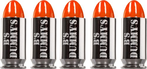B's Dry Fire Snap Caps ® - Dummy .45 ACP Training Caps (5 Pack) (Orange Nickel)