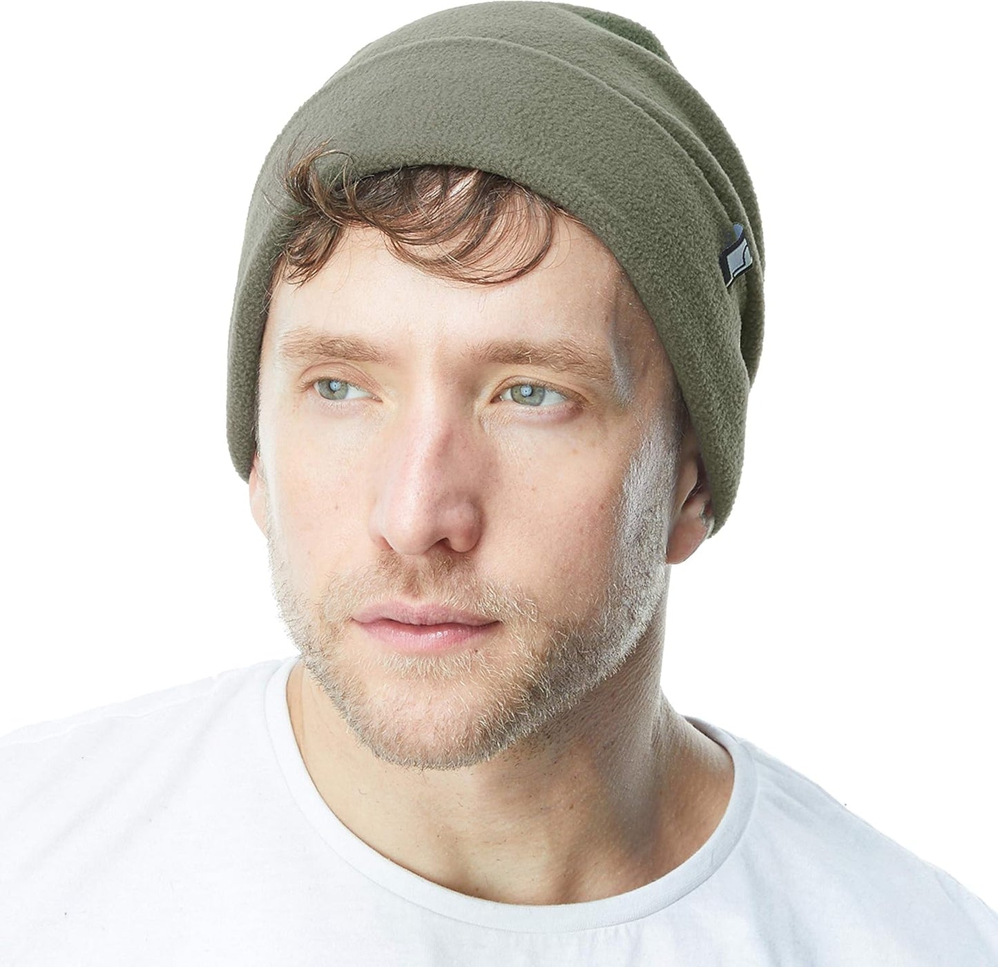The Hat Depot Fleece Winter Functional Beanie Hat Cold Weather-Reflective Safety for Everyone Performance Stretch