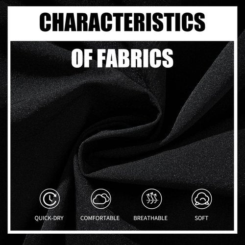 AIMPACT Men's 5 Inches Running Workout Shorts Quick Dry Lightweight Athletic Shorts with Pockets (Black M)