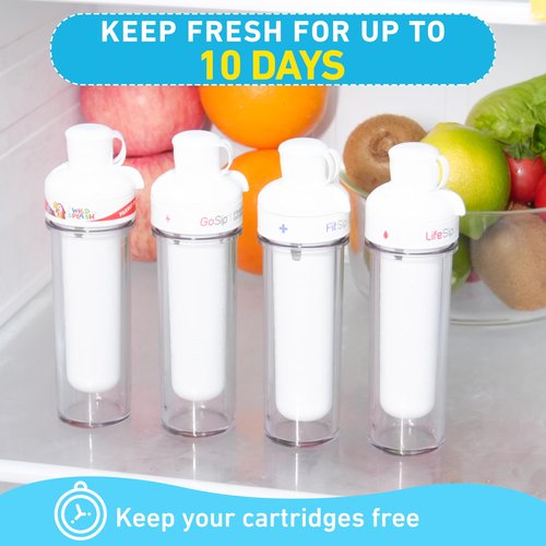 4Pcs Flavor Cartridge Holder, Compatible with Cirkul Sips, Cirkul Flavors Cartridges Replacement Storage, Cirkul Water Bottle Cartridges, BPA-Free Flavors Cartridges Holder for Cirkul Accessories