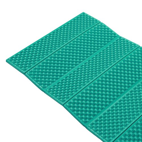 Egg Crate Sleeping Pad, Foldable Foam Sleep Mat, Thickened Camping Pad for Outdoor Use, 186x57CM, Dark Green, Ideal for Backpacking, Hiking, and Camping