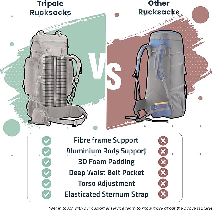 Colonel 95 Litres Rucksack + Detachable Day Pack