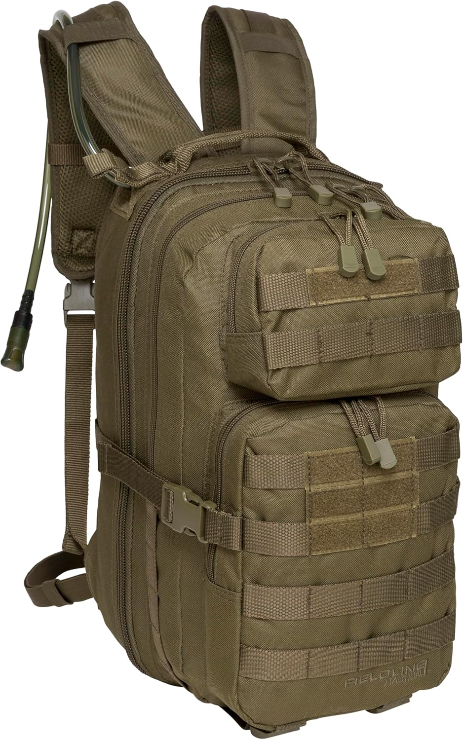 Surge Tactical Hydration Pack Military Backpack with MOLLE System | Survival Bug Out Bag | 22L Storage Capacity + 3L Reservoir (Digital Sand)