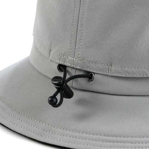 FEINION Men Women Breathable Sun Cap Portable Outdoor Bucket Hat (Grey)