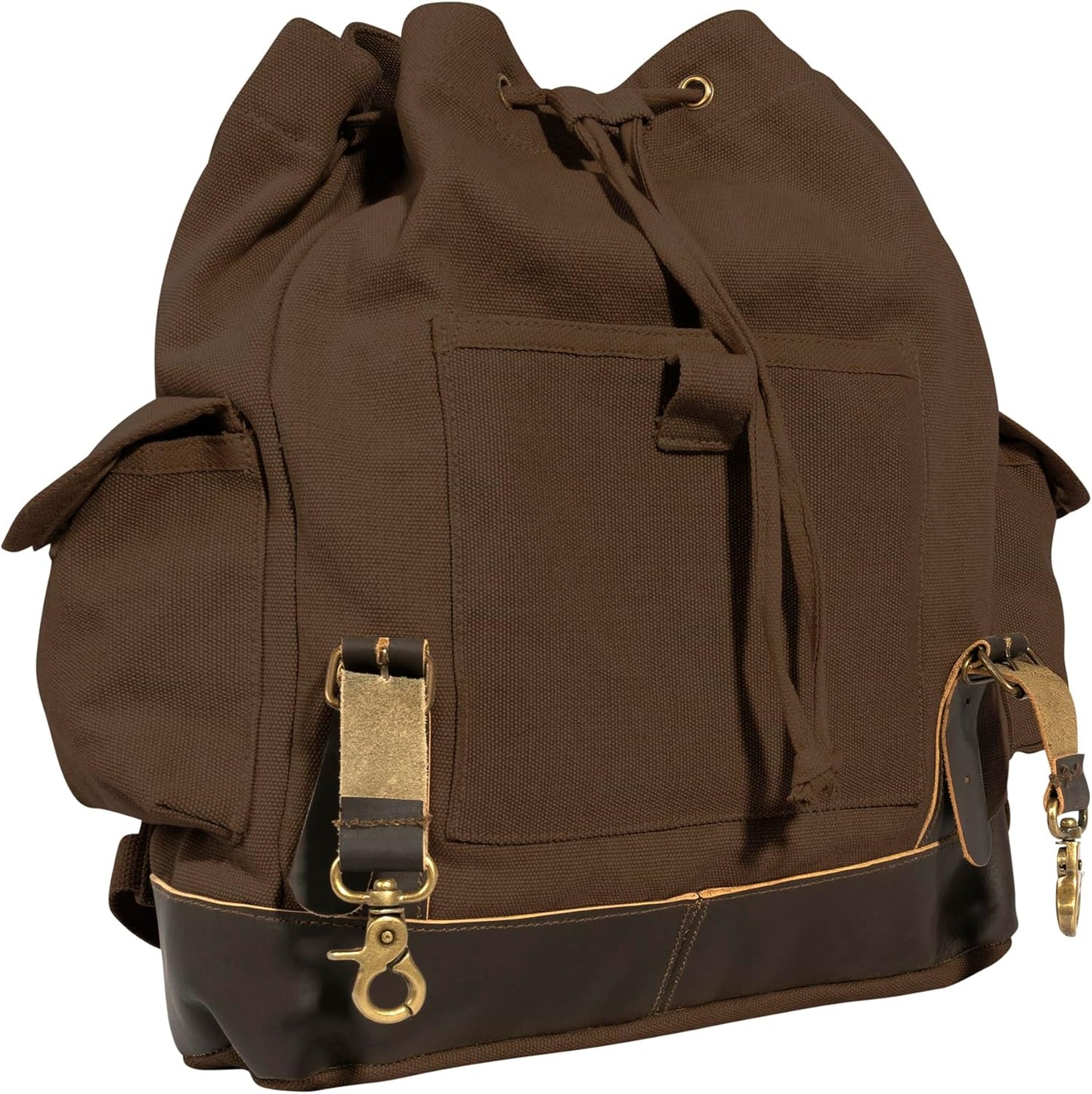 Rothco Vintage Expedition Rucksack - Classic Canvas Backpack for Everyday Adventures