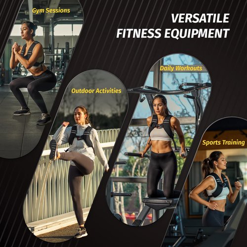 ZELUS Weighted Vest, Z-Fit Weighted Vest for Women and Men, 10 lb Weight Vest with Reflective Stripes & Adjustable Straps, Ultra Thin Weight Vest for Home Gym Strength Training Weight Loss Workout