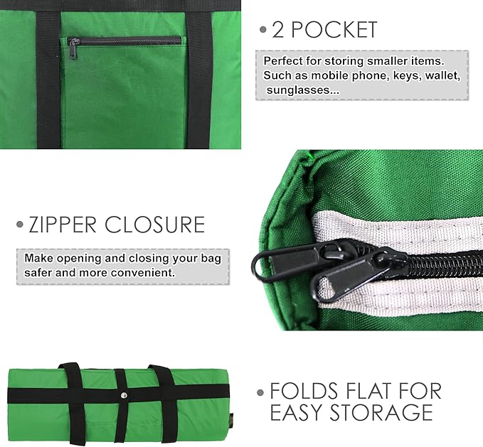 BeeGreen Insulated Cooler Bag Leakproof Freezer Shopping Tote for Groceries Thermal Food Delivery Bag
