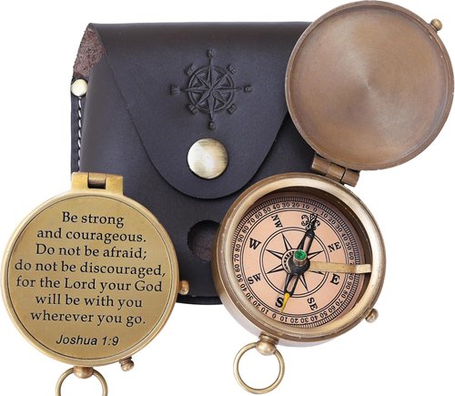 First Communion Gifts for Boys, Compass, Baptism Gifts for Boys, Confirmation Gifts for Teenage Boys, Girls, 1st Communion Gifts for Boys, First Reconciliation Gifts, Religious Gifts for Men
