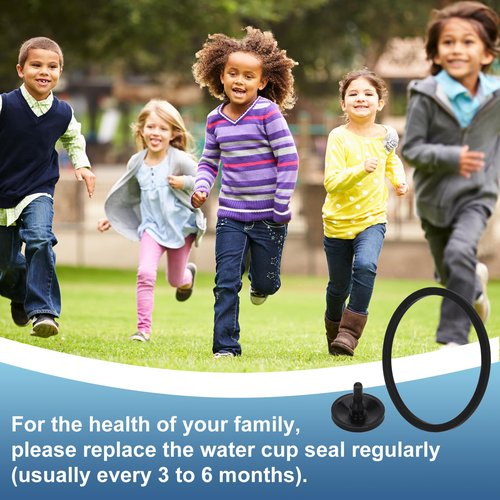 PEUTIER 3pcs Replacement Gaskets for Contigo with 3pcs Silicone Valve, Water Bottle Sealing Ring Snapseal Lid Replacement Water Bottle Accessories for Contigo Aubrey 14oz & 20oz
