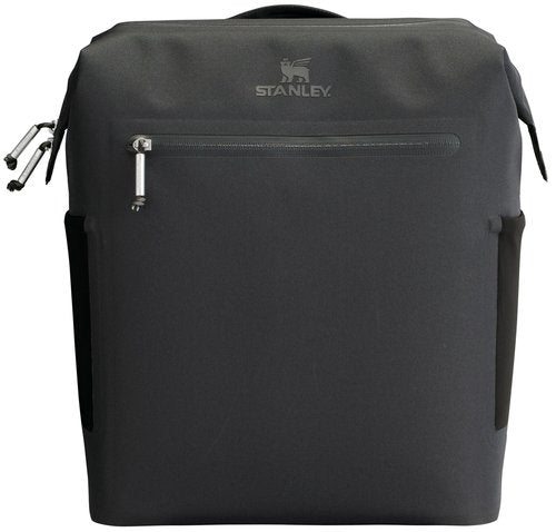 Stanley All Day Madeleine Midi Backpack Soft Cooler 14.8 Quarts | 20 Can Cooler with Handle and Shoulder Straps | Stays Cold for a Day | Insulated Travel Bag with Zipper | BPA-Free | Black
