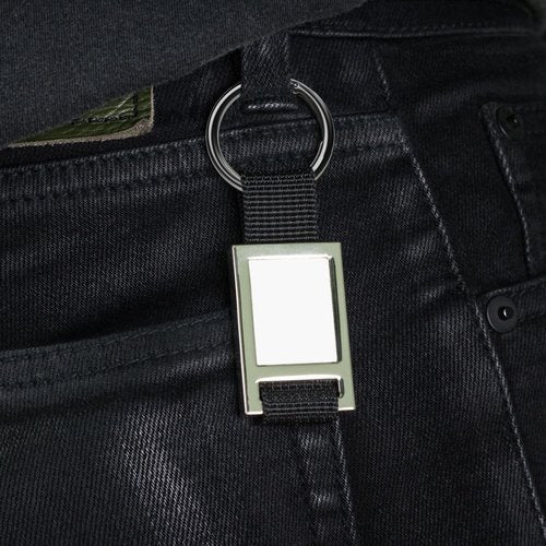 10 Pcs Metal Spring Round Carabiner Inner Diameter 1 Inch O Rings Clip Spring Ring for Keychains, Purse, Bag, Handbag (Gun Black)