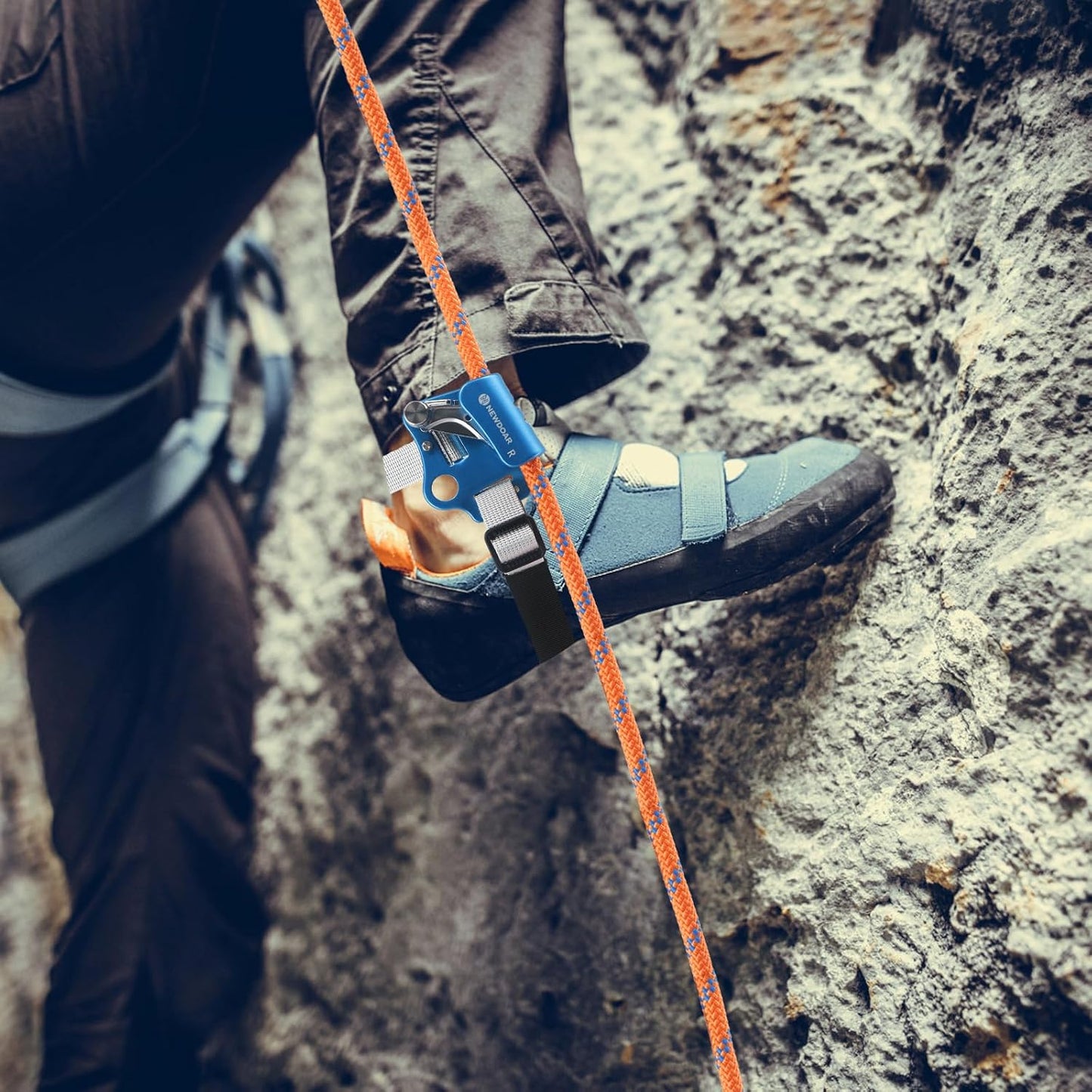 NewDoar Foot Ascender Riser Rock Climbing Mountaineering Equipment Climbing Device