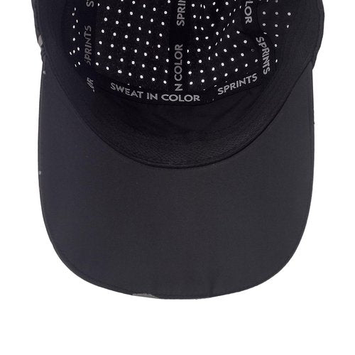 Sprints Race Day Performance HyperG Racing Cap | The Lightweight, Quick Dry, Running, Sport Hat, One Size, Unisex (US, Alpha, One Size, Dystopian Dark Miles Reflective)