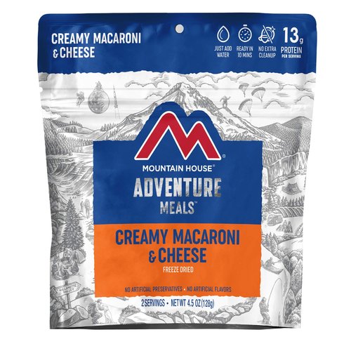 Mountain House Beef Stew & Creamy Macaroni & Cheese | Freeze Dried Backpacking & Camping Food | 2 Servings Each