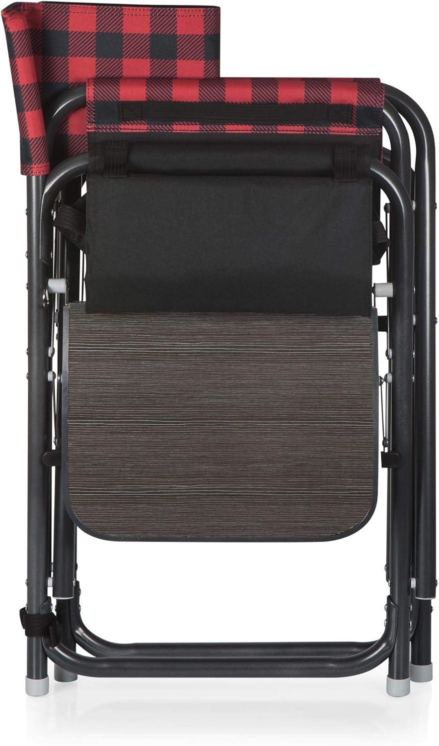 Picnic TIME Outdoor Directors Chair with Side Table, Beach Chair for Adults, Camping Chair with Table