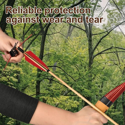 KURUGEILI Soft Leather Archery Thumb Ring Thumb Thumb Guard for Traditional Bow Thumb Protector Guard for Mongolian Reurve Bow Finger Tab Shooting Glove