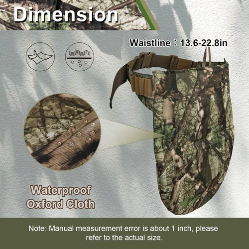 Hunting Seat Cushion Portable Foam Seat with Back&Straps Self-Supporting Hunting Seat/Chair Hunter Folding Tree Stand Seat Cushion Wear-Resistant Hunting Rest Cushion for Various Outdoor Activities