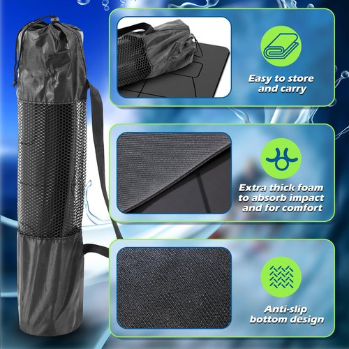 JellyArch 6 x 2.2 ft Surf Mat with Storage Bag Non-slip Rubber Yoga Mat Surf Training Accessories for Women Men Workouts Indoors