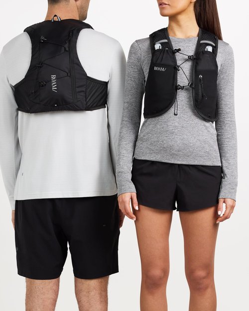 ROAM/ Hydration Vest for Running, Cycling, Hiking, Triathlon, 5L Black Multi Sizes (L)