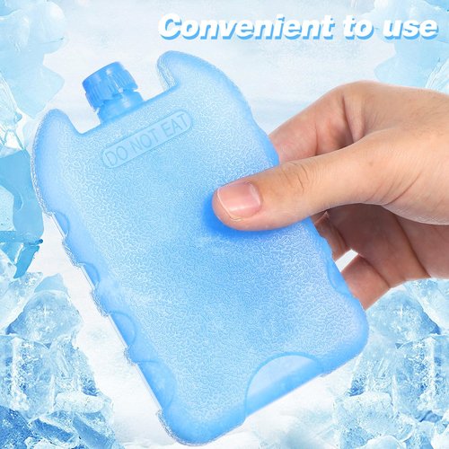 LIOOBO 4 Pcs Packs Air Conditioning Fan Ice Crystal Box Ice Package for Cooler Ice Block