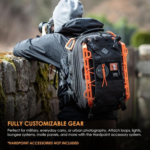 HAZARD 4 Pillbox™ Tactical Backpack – Heavy Duty Military Survival Pack for Men and Women – EDC Rucksack for Laptop, Motorcycle, Outdoor, Bug Out, Gym, Range, Travel, and Camping – 29.5 Liter, Black