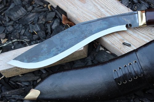 EGKH-100% Handmade & Hand Forged Nepalese Kukri - Typical Village khukuri- 10.5" Full Tang Jungle Blade Khukuri House Nepal