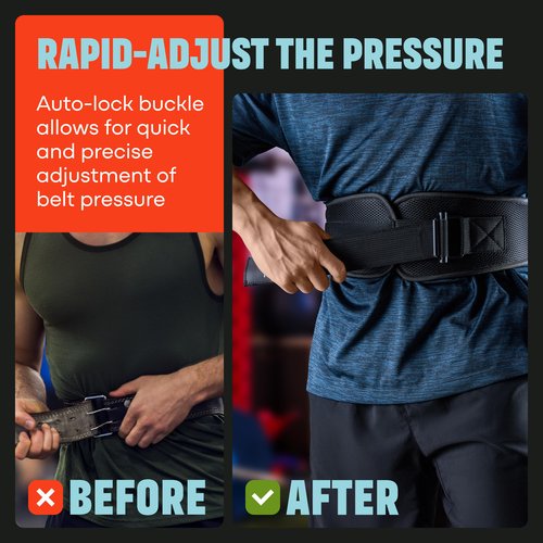 NEW - Mava Sports Weightlifting Belt for Men and Women, Weight Belt with Chain for Pullup, Gym Lifting Belt for Powerlifting, Squat, Bodybuilding, Heavy Duty Steel, Workout Belt with Comfortable Support