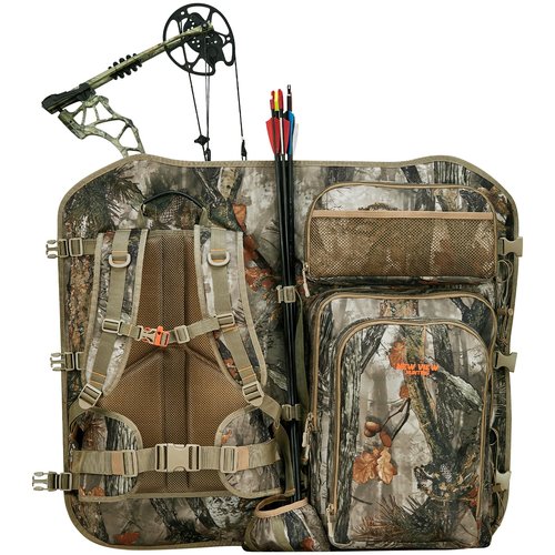 NEW VIEW Bow Hunting Backpack with Bow Holder, Camo Hunting Backpacks for Men, Large Saddle Hunting Pack for Compound Bow, Bow Hunting Accessories Gear