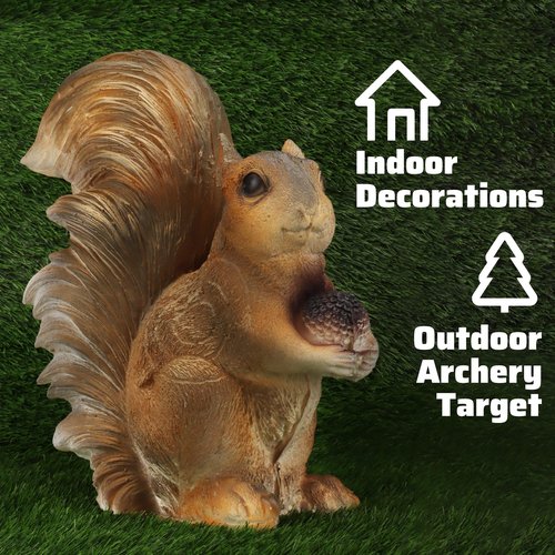 Archery 3D Animal Target Squirrel with Ground Stakes, Protable Size Shooting Target for Outdoor Bow Hunting Training