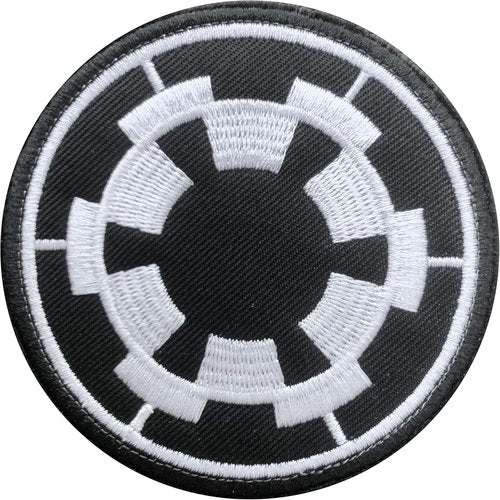 Antrix Galactic Empire Empire Target Tactical Applique Fastener Hook and Loop Military Movie Film Galactic Empire Badge Patch -Dia.3.15"