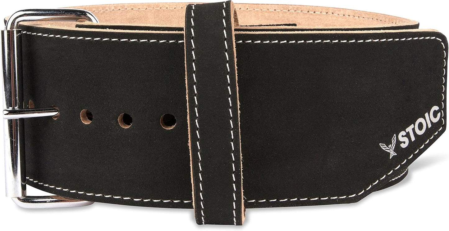 Powerlifting Belt/Weight Lifting Belt - 4 Inches Wide - No Taper for Maximum Support & Protection